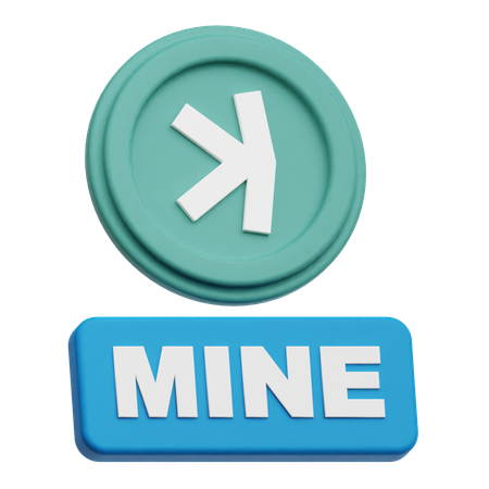 Mina Kaspa  3D Icon