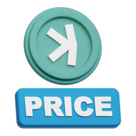 Kaspa Price  3D Icon