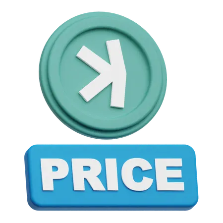 Kaspa Price  3D Icon