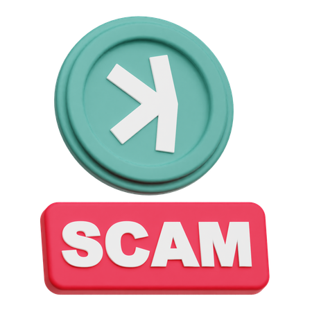Kaspa Scam  3D Icon