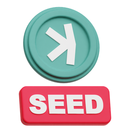 Kaspa Seed  3D Icon