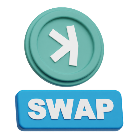 Kaspa Swap  3D Icon