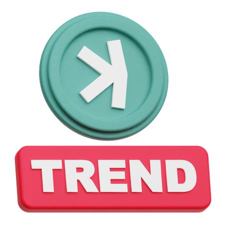 Kaspa Trend  3D Icon