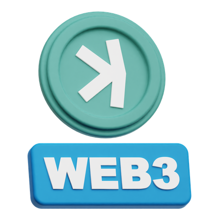 Kaspa Web 3  3D Icon