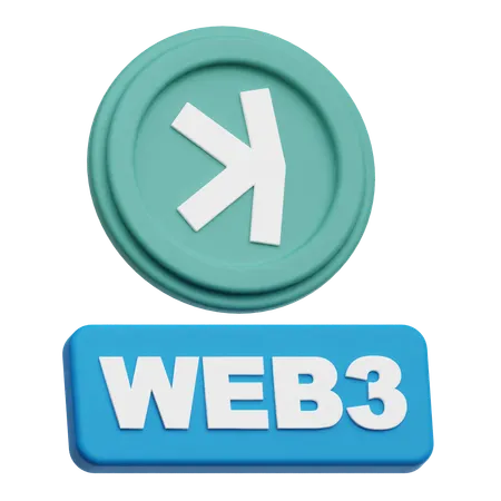 Kaspa Web 3  3D Icon
