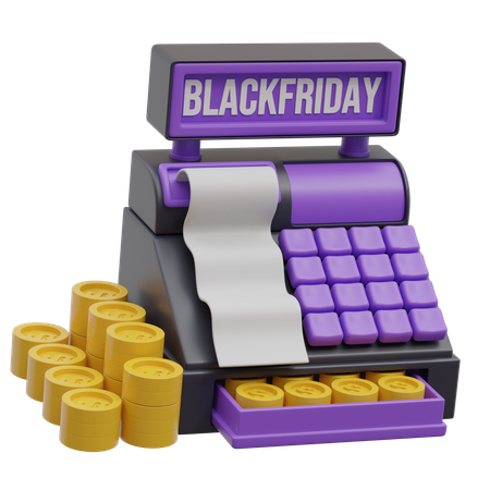 Kasse  3D Icon