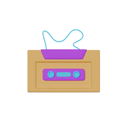 Bandkassette  3D Icon