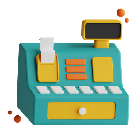 Kassenautomat  3D Icon