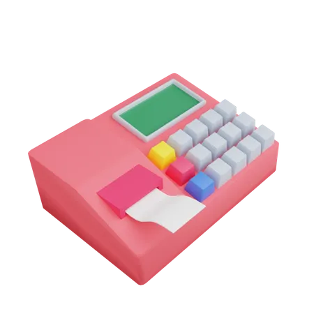 Kassenautomat  3D Illustration