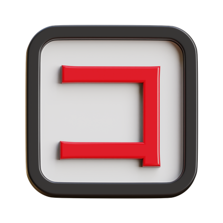 Katakana Ko  3D Icon