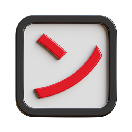 Katakana N  3D Icon