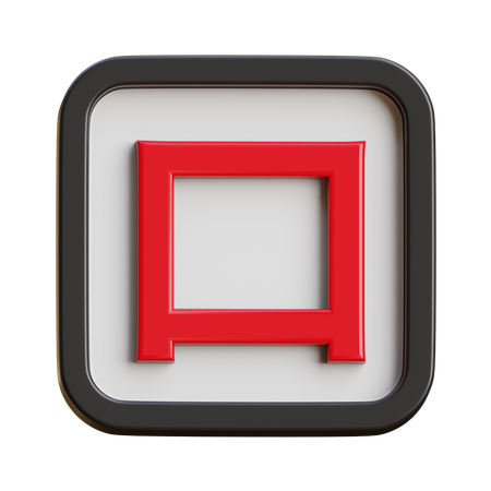 Katakana Ro  3D Icon