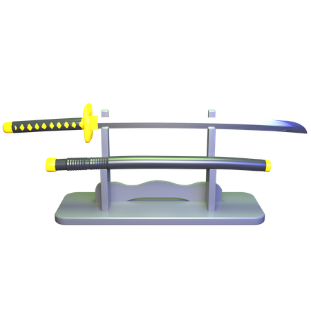 Katana  3D Icon