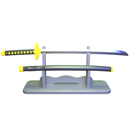 Katana  3D Icon