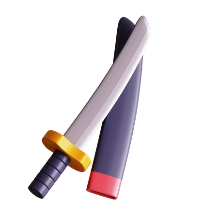Katana  3D Icon