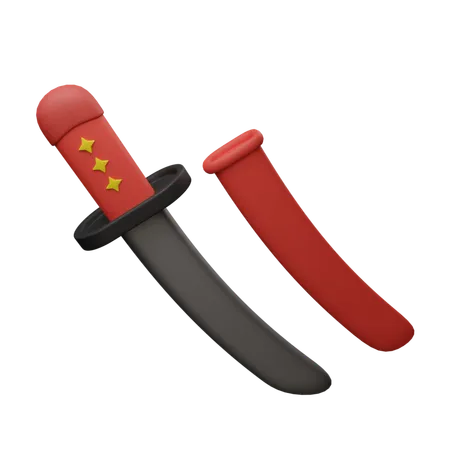 Katana  3D Icon