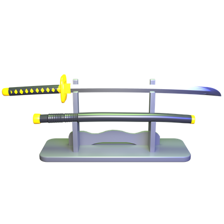 Katana  3D Icon