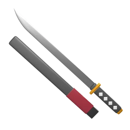 Katana  3D Icon