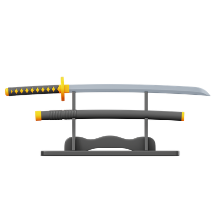 Katana  3D Icon