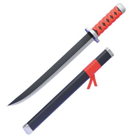 Katana  3D Icon