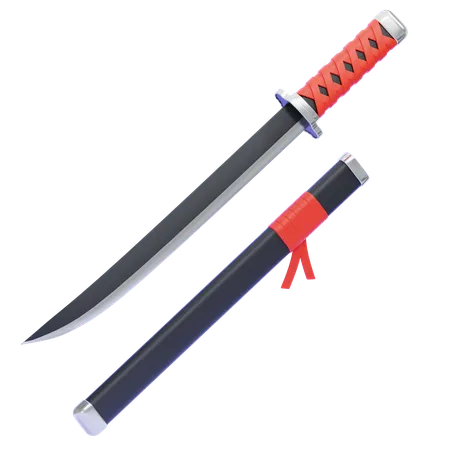 Katana  3D Icon