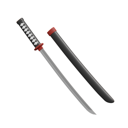 Katana  3D Icon