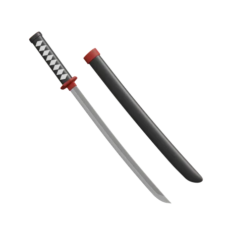 Katana  3D Icon