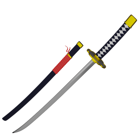 Katana  3D Icon