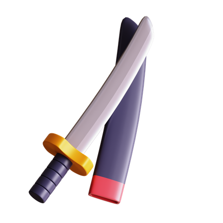 Katana  3D Icon