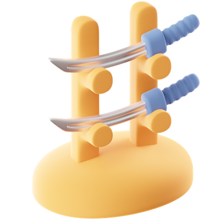 Katana  3D Icon