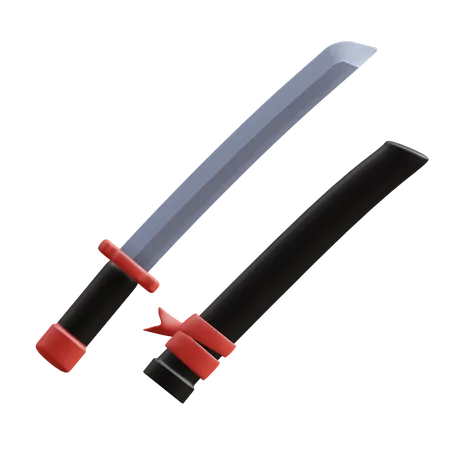 Katana  3D Illustration