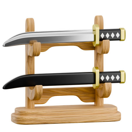 Katana Stand  3D Icon