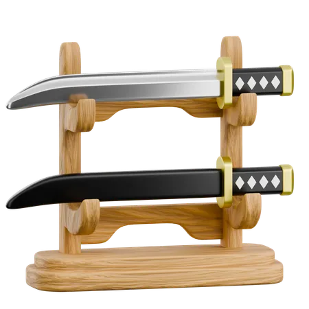 Katana Stand  3D Icon