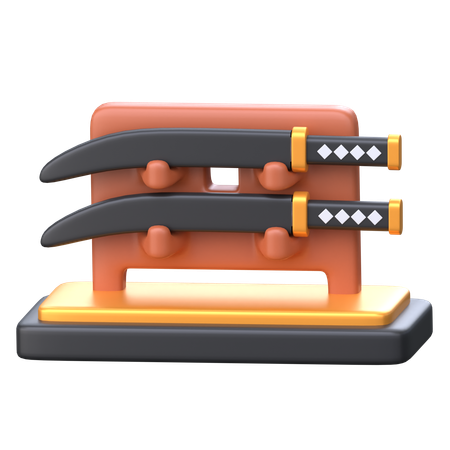 Katana Stand  3D Icon