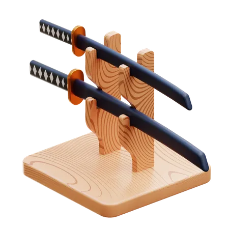 Katana-Ständer  3D Icon