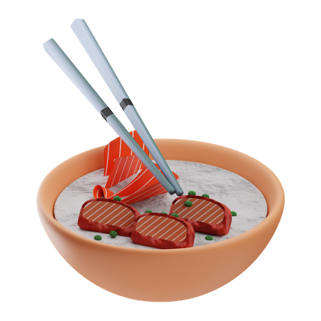 Katsudon  3D Icon