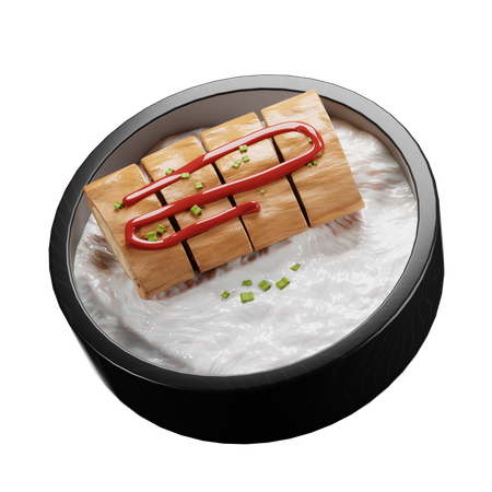 Comida Japonesa Katsudon  3D Icon