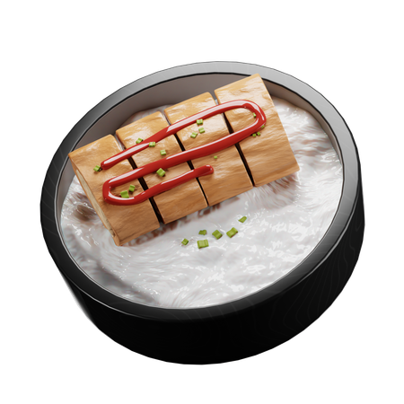 Cuisine japonaise Katsudon  3D Icon