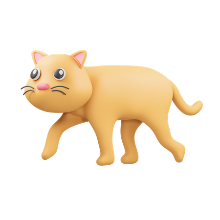 Katze  3D Icon