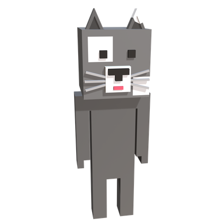 Katze  3D Icon