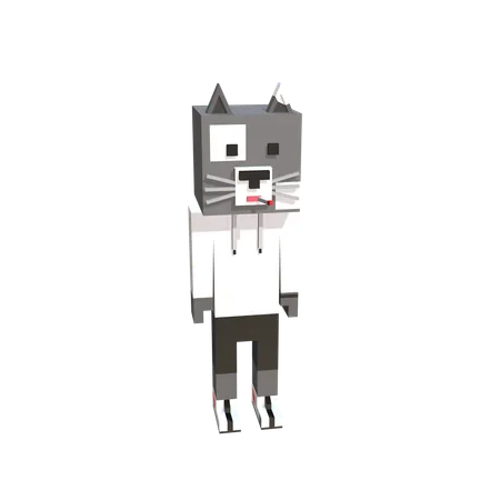 Katze  3D Icon