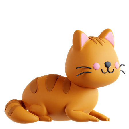 Katzen-Sphinx  3D Icon