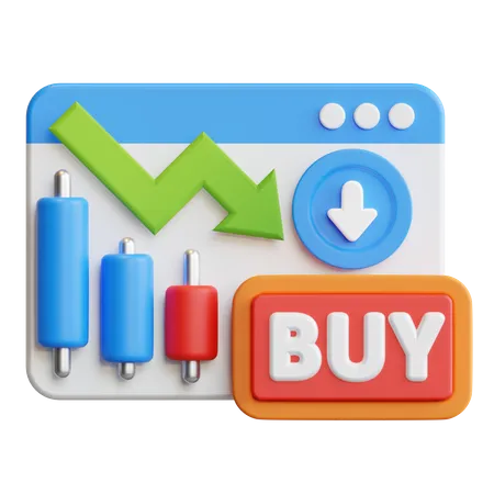 Kaufen und Handeln  3D Icon