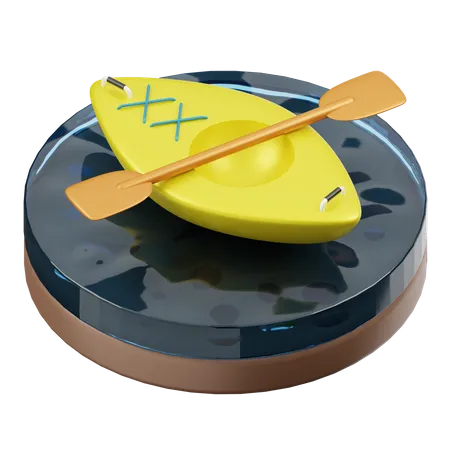 Kayak  3D Illustration