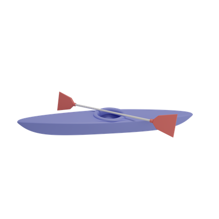 Kayak  3D Illustration