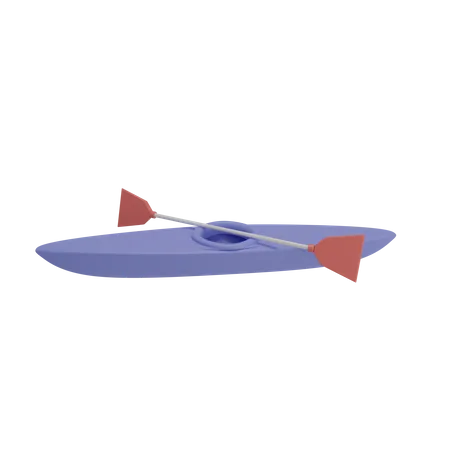 Kayak  3D Illustration