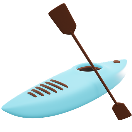 Kayak  3D Illustration