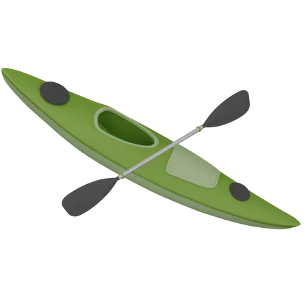 Kayak  3D Illustration