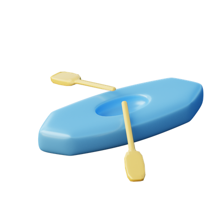 Kayak  3D Illustration