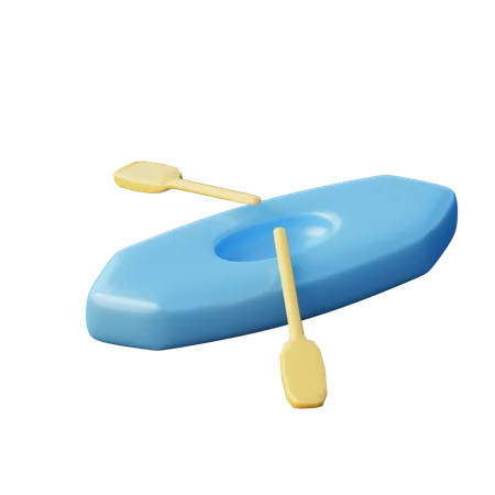 Kayak  3D Illustration